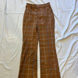 Urban Outfitters Plaid Wide leg pants